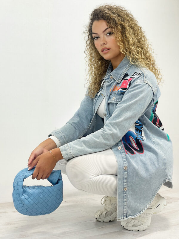 Blue Graffiti "Lesley" Denim Jacket